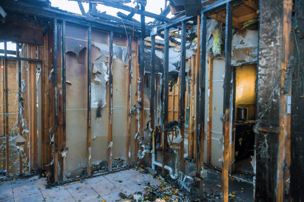 Professional Fire Damage Repair technician working in Naples, FL